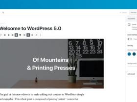 WordPress 5.0发布及功能介绍